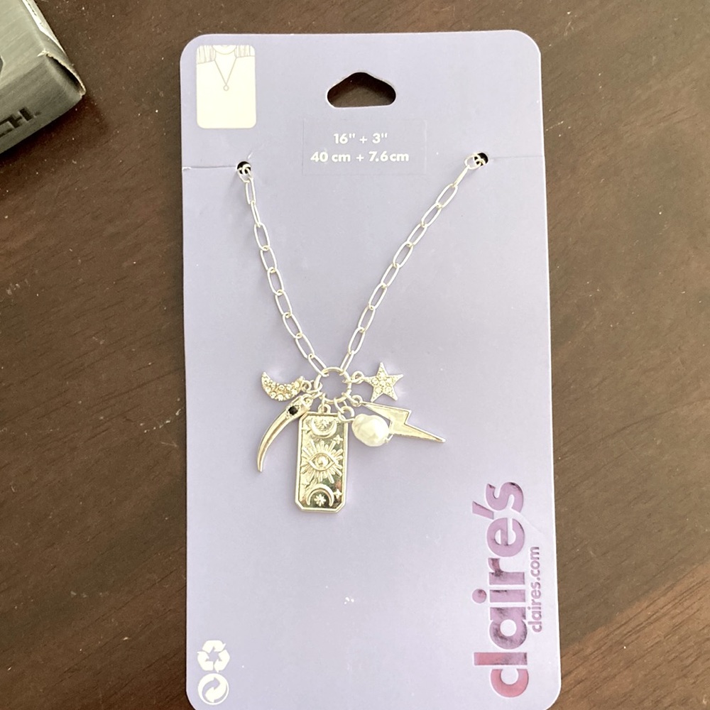 Claire’s charm necklace